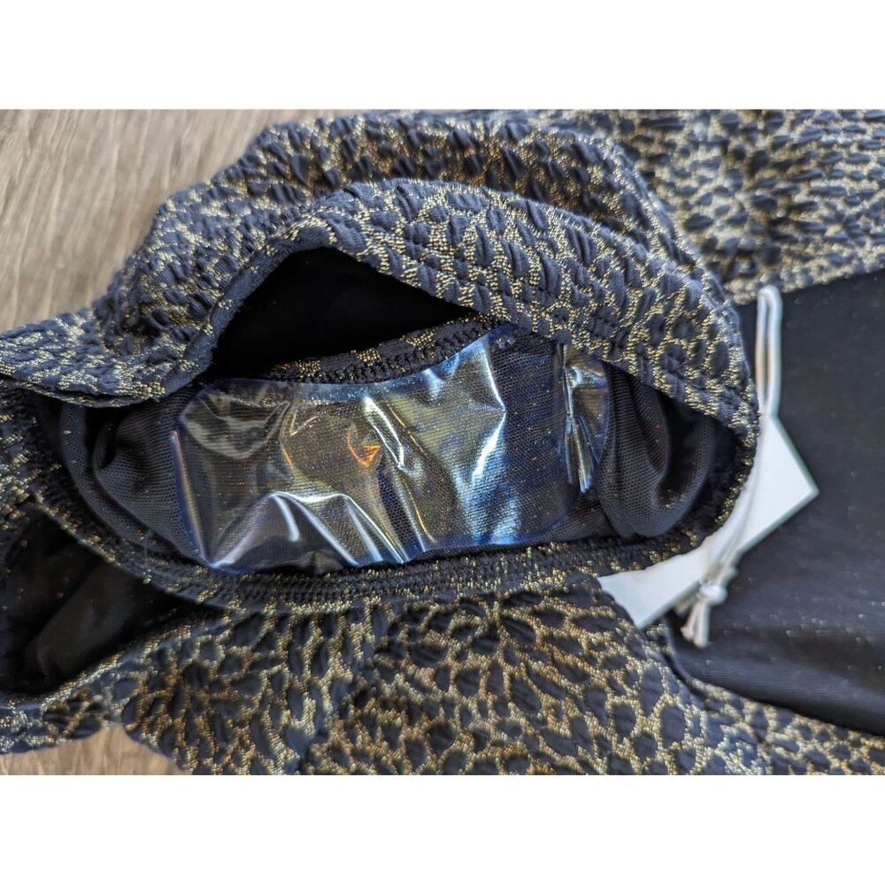 Demi Moore X Andie Swim The Marseilles One Piece Black Lurex Jacquard Size Small - Picture 7 of 12